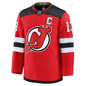 Dresovi New Jersey Devils 2024-25 Fanatics Premium Nico Hischier Domaći Crvena - Muške